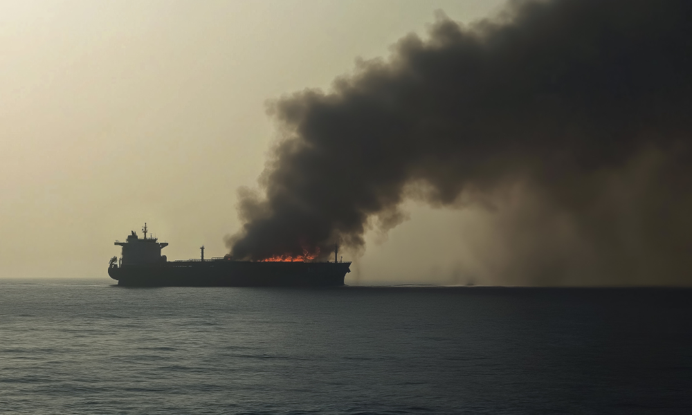 Captain arrested following North Sea ship collision