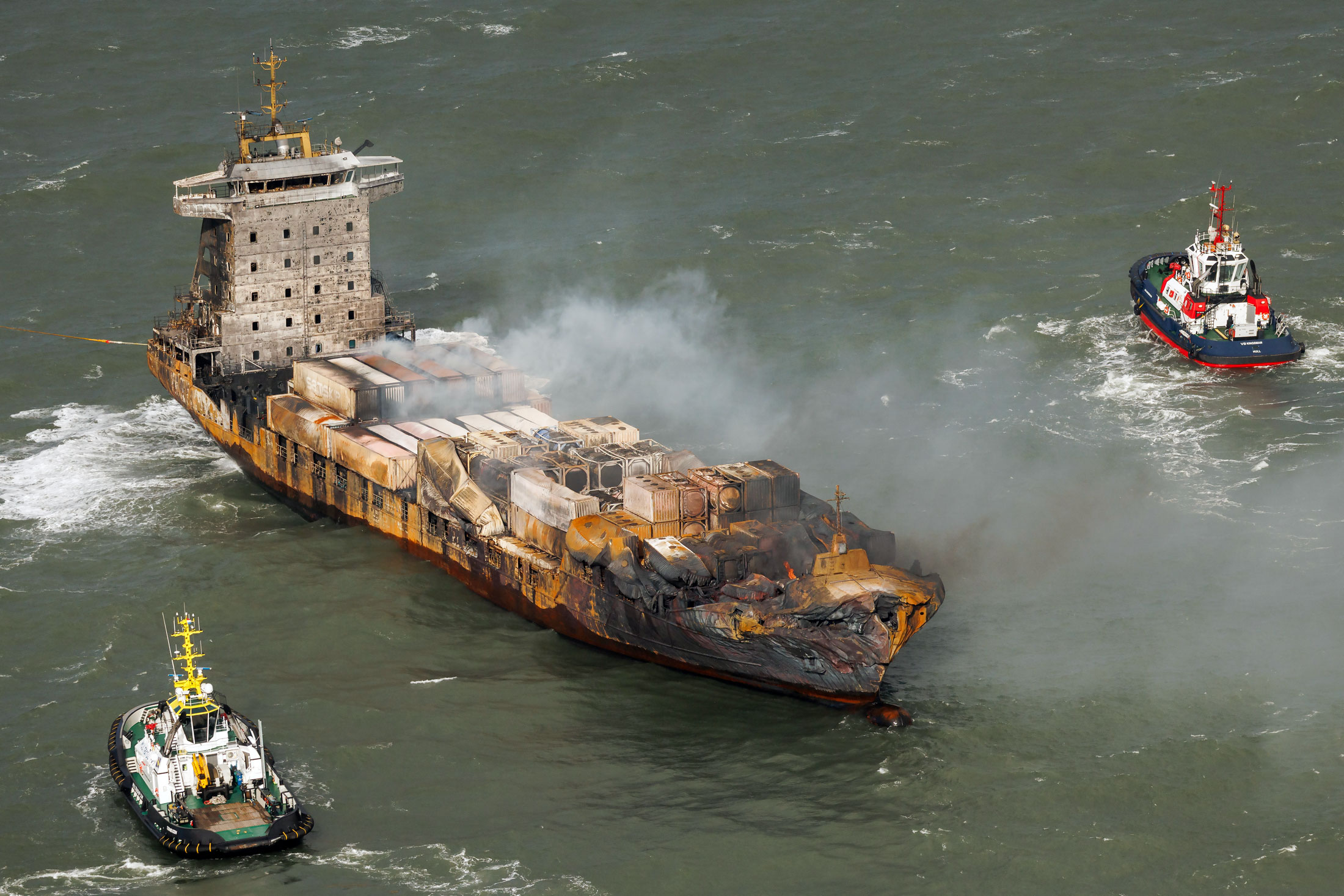 Captain of Container Ship That Crashed Near UK Was Russian
